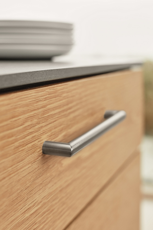 Furnipart - D Angle - greb i rustfrit stål