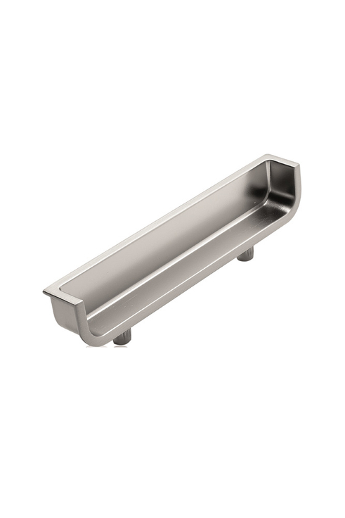 Furnipart - Back - greb i Zink Inox look, sandblæst CC64mm L112mm B16