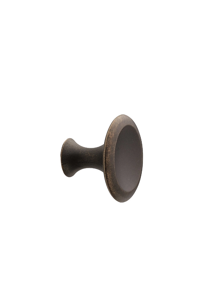 Knop BELL zink antik brun H32mm Ø42mm