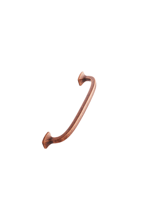 Furnipart - Classic Handle - greb i zink antik kobber CC160mm L186mm B9/18mm H38mm