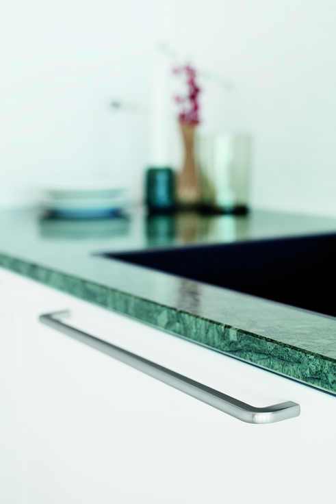 Furnipart - Compact - greb i zink inox look CC320mm L332mm B8mm H36mm