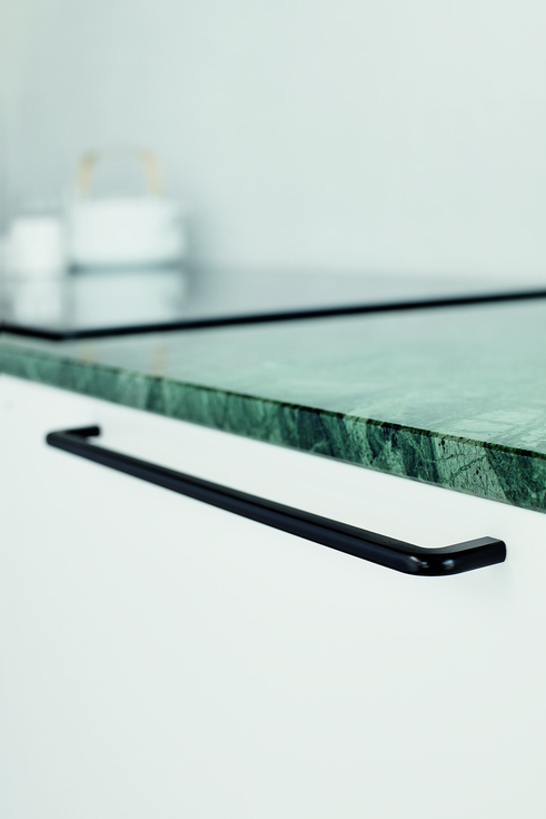 Furnipart - Compact - greb i zink mat sort CC320mm L332mm B8mm H36mm