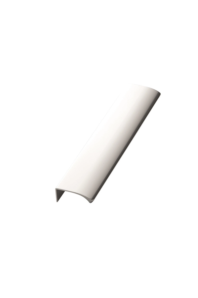 Furnipart - Edge Straight - greb i aluminium blank eloxeret CC2x80mm L200m