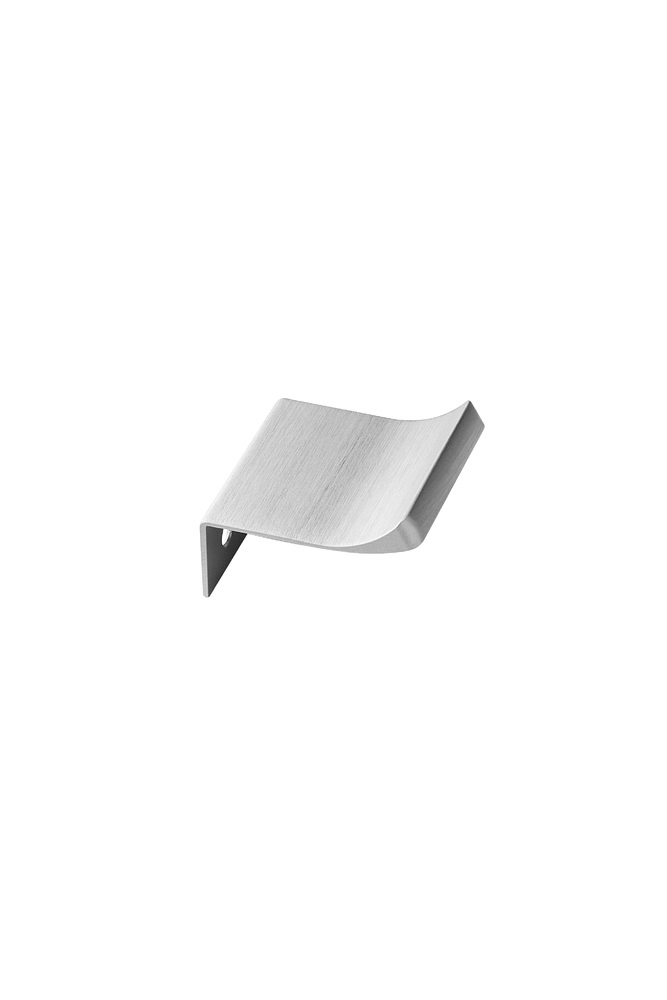 Furnipart - Edge Straight Upwards - greb i aluminium inox look CC20mm L40m