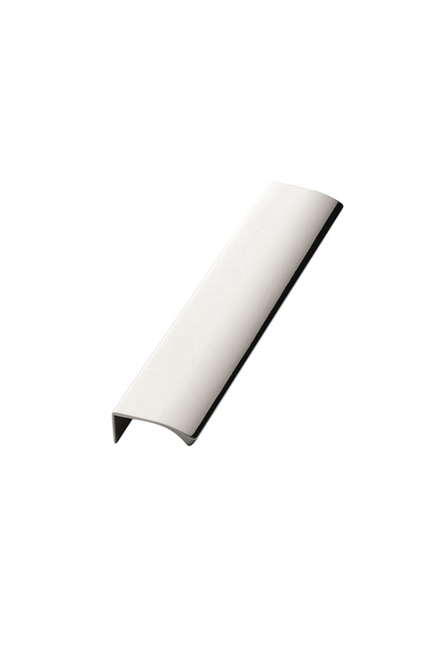 Furnipart - Edge Straight - greb i aluminium blank krom CC2x80mm L200mm B4