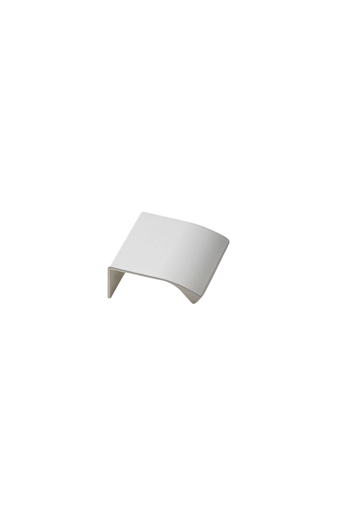 Furnipart - Edge Straight - greb i aluminium NCS 0500 - Mat hvid CC20mm L4