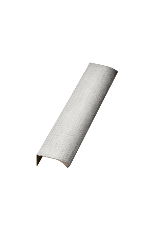 Furnipart - Edge Straight - greb i aluminium inox look CC2x80mm L200mm B40