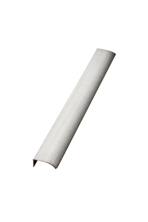 Furnipart - Edge Straight - greb i aluminium inox look CC2x160mm L350mm B4