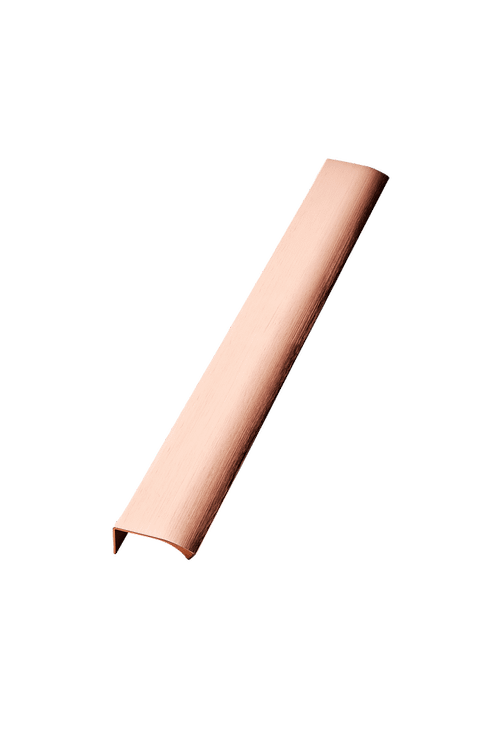 Furnipart - Edge Straight - greb i aluminium børstet kobber CC2x160mm L350