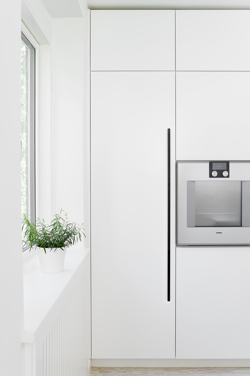 Furnipart - Elan - greb i Aluminium Børstet mat sort CC160+544+1088mm