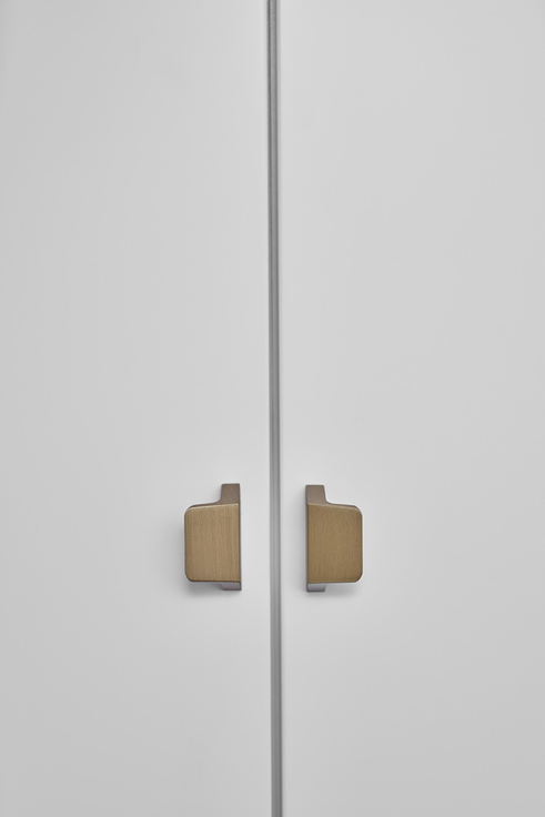 Furnipart - Envelope Knob - greb i aluminium