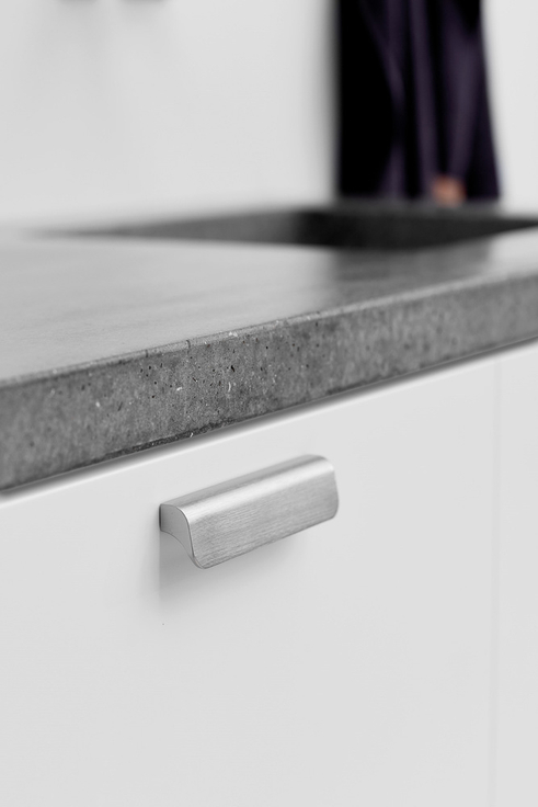 Furnipart - Fall Handle - greb i aluminium