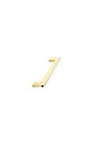 Furnipart - Flat - greb i Zink Poleret messing CC128mm L142mm B7,5mm H33mm