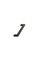 Furnipart - Flat - greb i zink sortbrun CC128mm L142mm B7,5mm H33mm