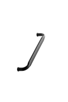Furnipart - Gate Handle - greb i Zink Mat sort CC160mm L172,2mm B12,2mm H29,7mm