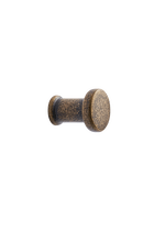 Furnipart - Gate Knob - greb i Zink Antik messing H22,8mm Ø18,2mm