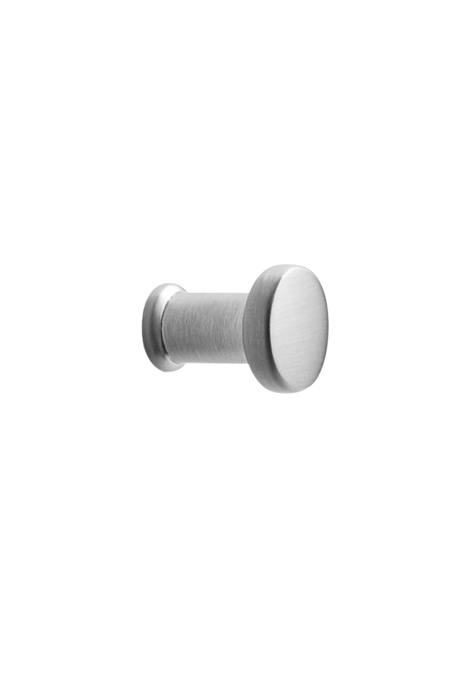 Furnipart - Gate Knob - greb i Zink Inox look H22,8mm Ø18,2mm