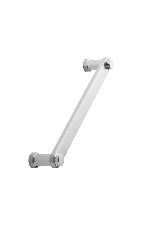 Furnipart - Pillar Handle - greb i zink inox look CC160mm L175mm B15mm H32,5mm