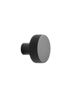 Furnipart - Simon - greb i stål sort H29mm Ø35mm