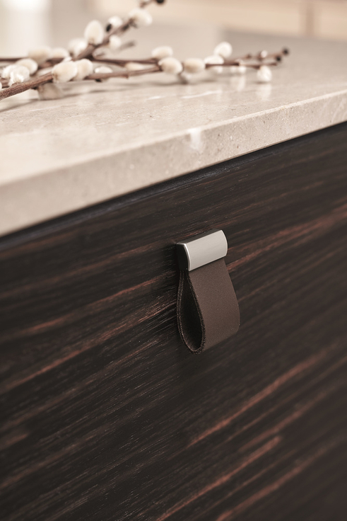 Furnipart - Strap - greb i læder,zink