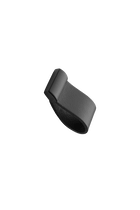 Furnipart - Strap - greb i Læder/Zink Sort/sort CC16mm L30,6mm B23,9mm H56,5