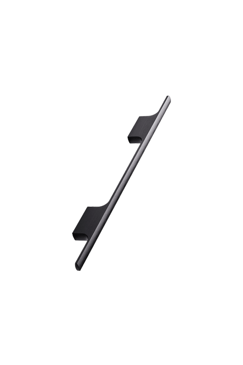 Furnipart - Tau Handle - greb i aluminium børstet mat sort CC160mm L286mm B10