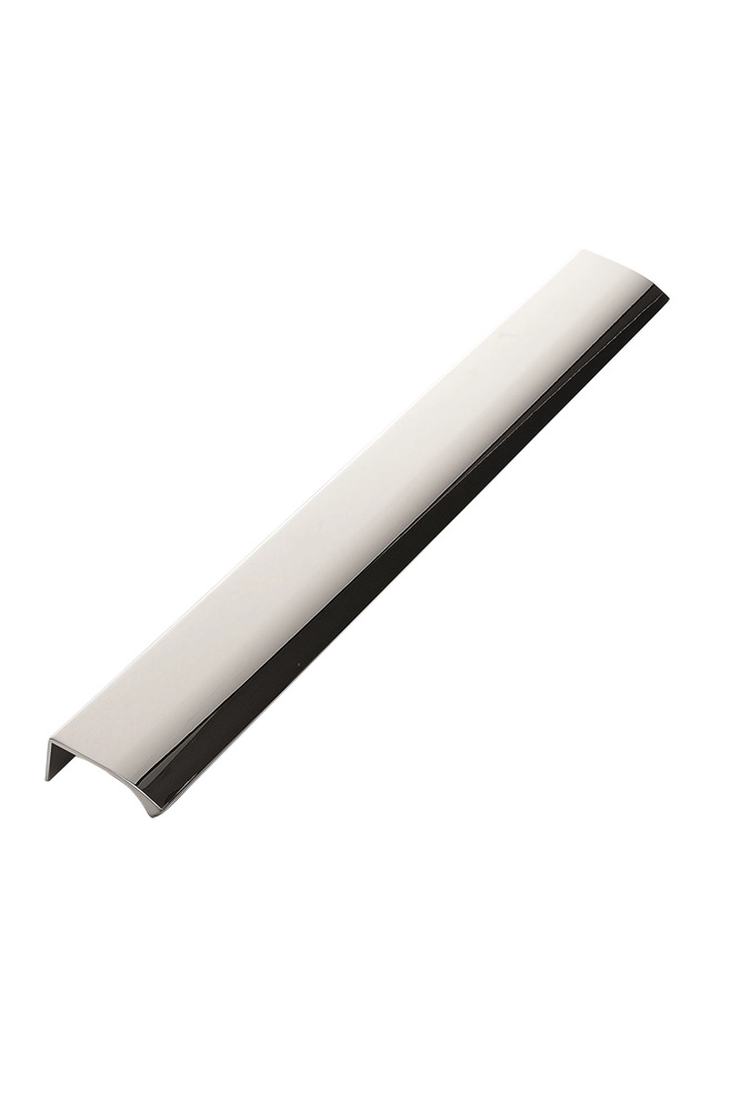 Furnipart - Edge Straight - greb i aluminium blank krom CC2x160mm L350mm B