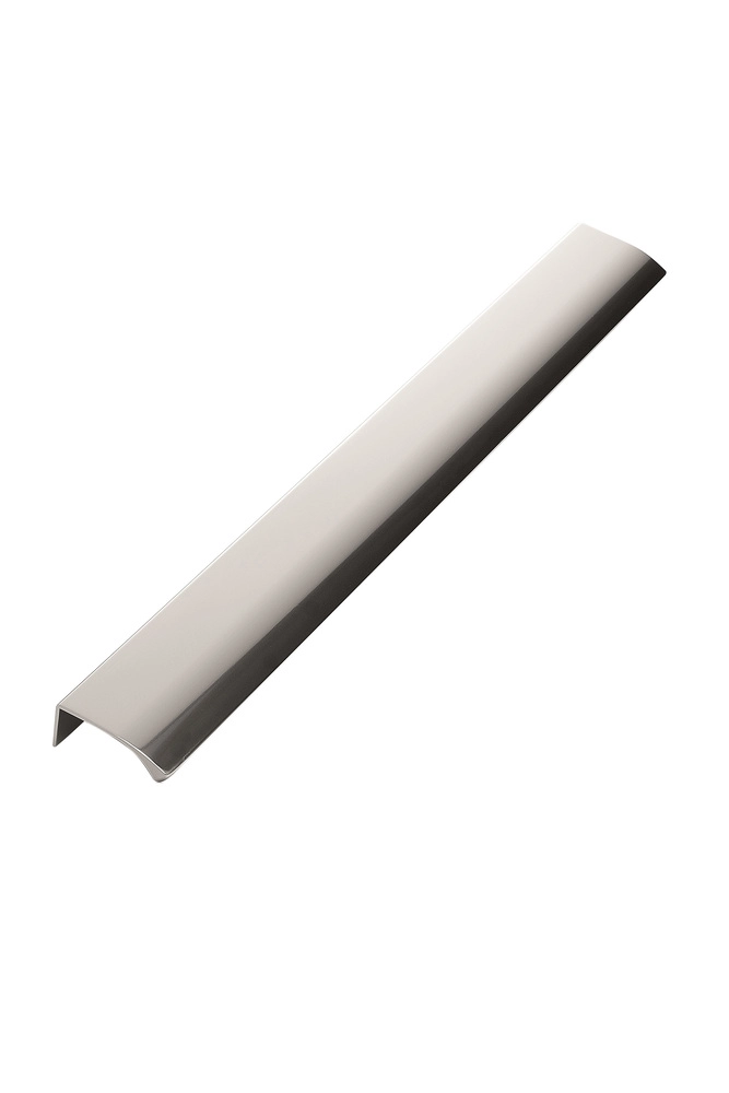 Furnipart - Edge Straight - greb i aluminium blank eloxeret CC2x160mm L350