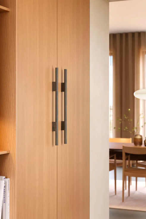 Furnipart - Magnum - greb i mørkebrun eg CC224+288mm L496mm B18mm