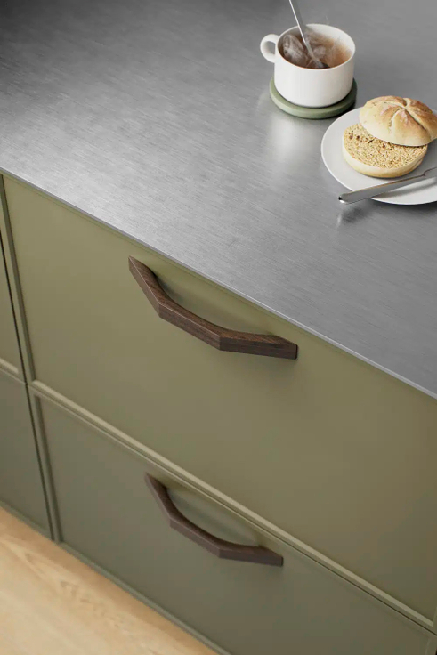 Furnipart - Rialto - greb i mørkebrun eg CC160mm L205mm B20mm