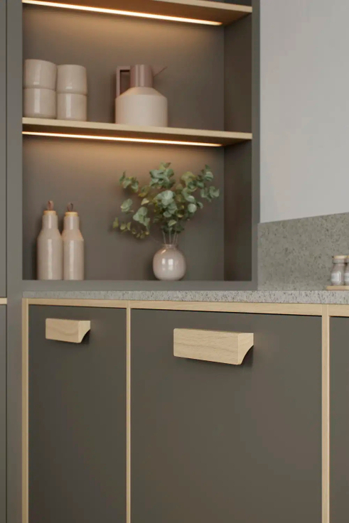 Furnipart - Baum - greb i lakeret eg CC160mm L200mm B22mm