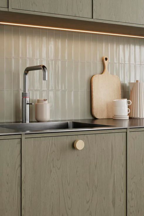 Furnipart - Row - greb knop i nordisk eg Ø40 H28mm