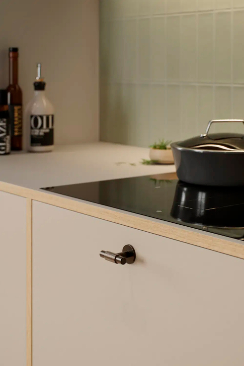 Furnipart - Manor T - greb i zink mat bronze Ø30mm H39mm