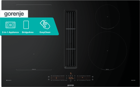 Induktionsplade med indbygget emhætte G600 - Gorenje GEH8432BSCWF