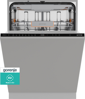 Fuldintegrerbar opvaskemaskine 60 cm grå - G600 - Gorenje GV663B65XXL