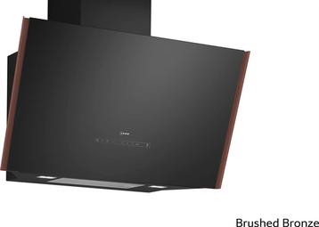 Væghængt emhætte, 90 cm, Flex Design - Neff N90 - Brushed Bronze