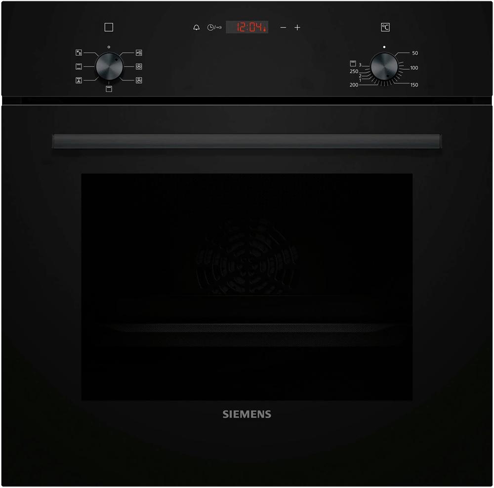 Indbygningsovn 60 x 60 cm Sort - IQ100 - Siemens HB013FBB1
