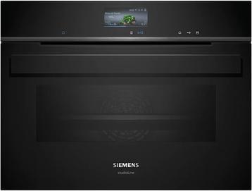Kompakt dampovn 47l m/disp sort - Siemens iQ700 - CS936GCB1