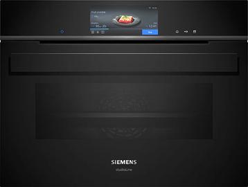 Kompakt dampovn 47l m/disp. sort - Siemens iQ700 - CS958GCB1