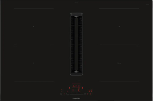 Induktionskogeplade med indbygget emfang 80 cm - Siemens iQ500 - ED877HQ26E