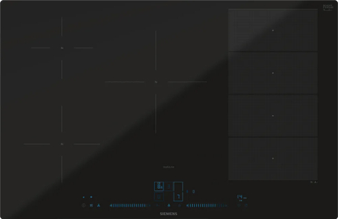 Kogeplade 80cm Ind DiamondProtect Planlim HC - Siemens iQ700 - EX800NVV6E