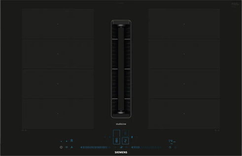Induktionskogeplade med indbygget emfang 80 cm - Siemens iQ700 - EX877NX68E