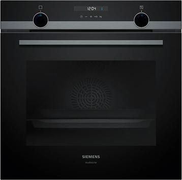 Indbygningsovn 60 x 60 cm Sort - IQ500 -Siemens HB437G0B3