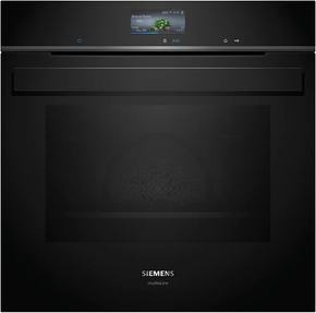 Indbygningsovn 71l Pyro A+ sort m/disp - Siemens iQ700 - HB976GMB1