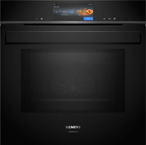 Indbygningsovn med mikro og dampskud 67l - Siemens iQ700 - HN978GQB1