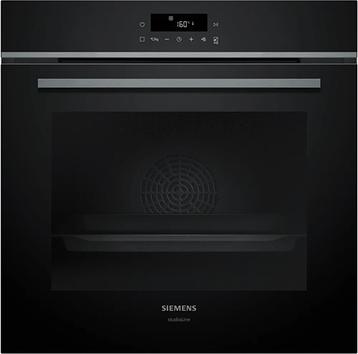 Indbygningsovn med dampfunktion 60 x 60 cm Sort - IQ300 - Siemens HQ472G0B3