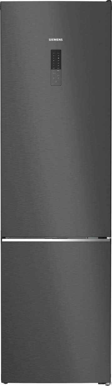 Køle-/fryseskab 203 x 60 cm blackSteel - Siemens iQ500 - KG39NAXCF
