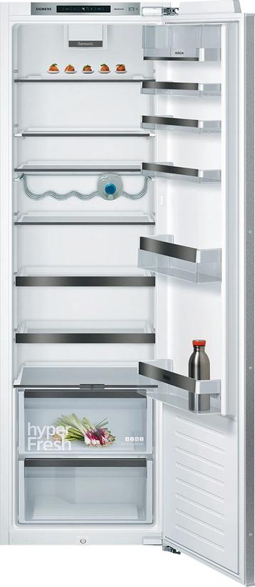 Integrerbart køleskab 177.5 x 56 cm fladhængsel med dæmpet lukning (soft close) - Siemens iQ500 - KI81RSOE0