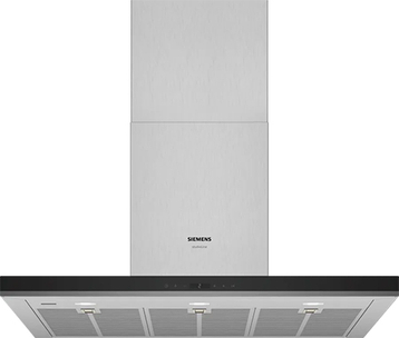 Væghængt emhætte 90 cm Rustfrit stål - Siemens iQ500 - LC97BIR55
