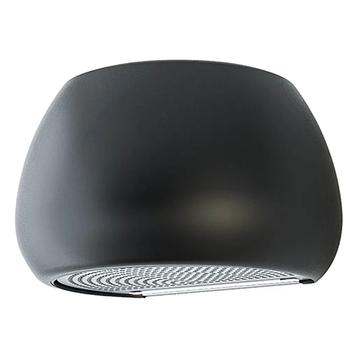 Witt Chubby Matte black-2 Væghængt emhætte Sort